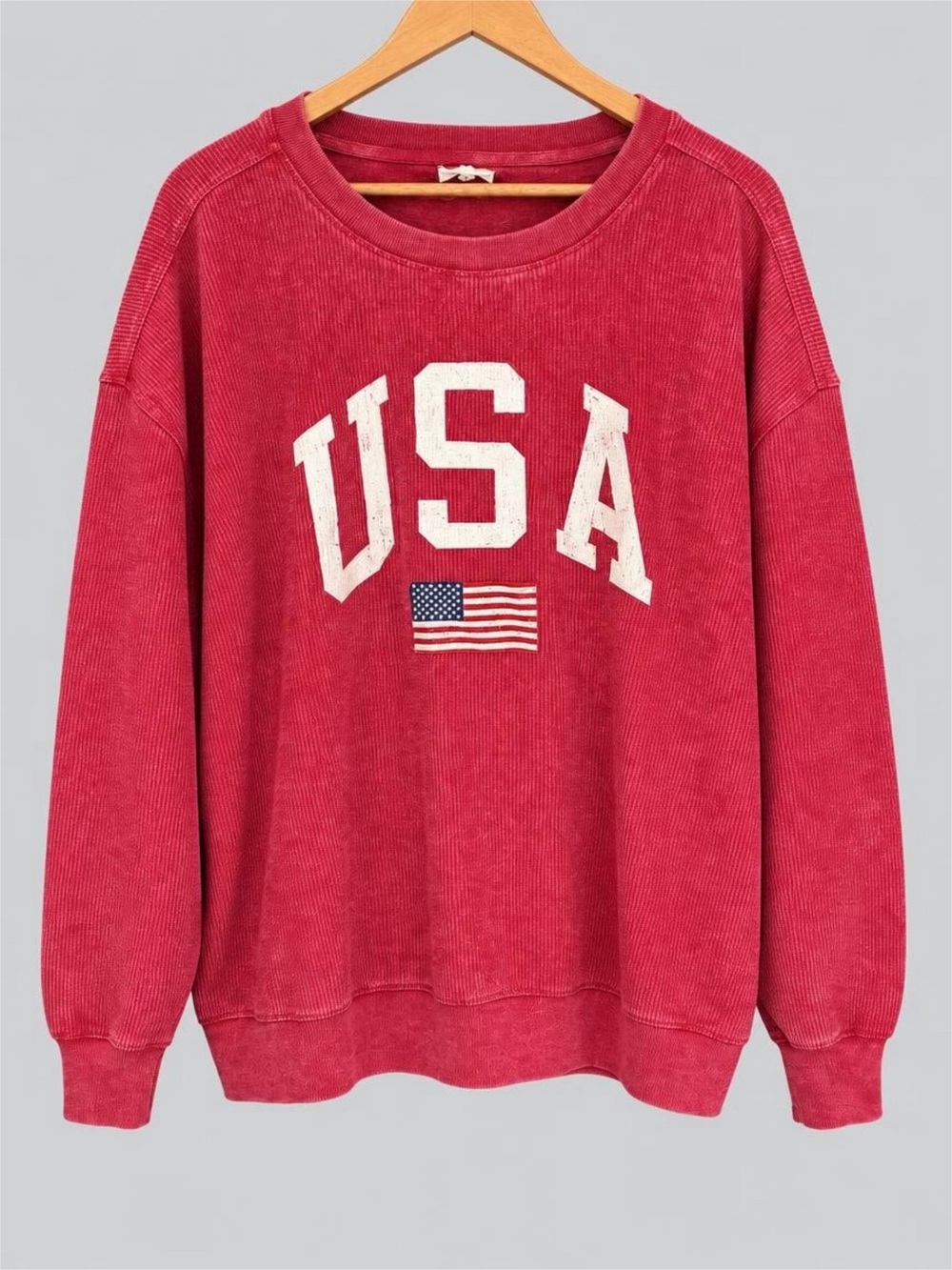 Maurice’s USA Graphic Red Women's Sweatshirt - 3X